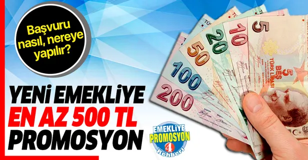 Yeni emekliye de en az 500 lira promosyon! Zamlı promosyon emekli olacakları nasıl etkileyecek?