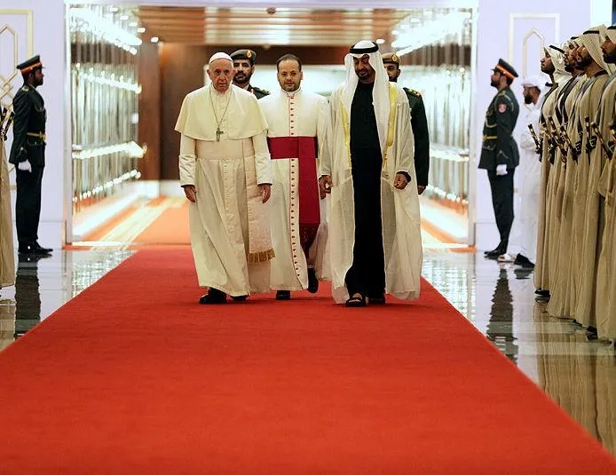 Papa ziyarete gitti! Tarihte bir ilk!