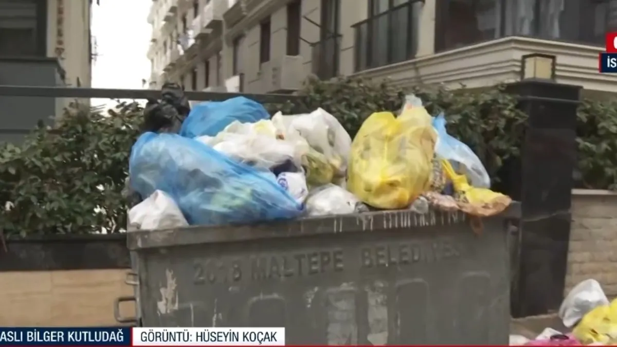 Maltepe'de çöp yığınları! Vatandaş isyan etti