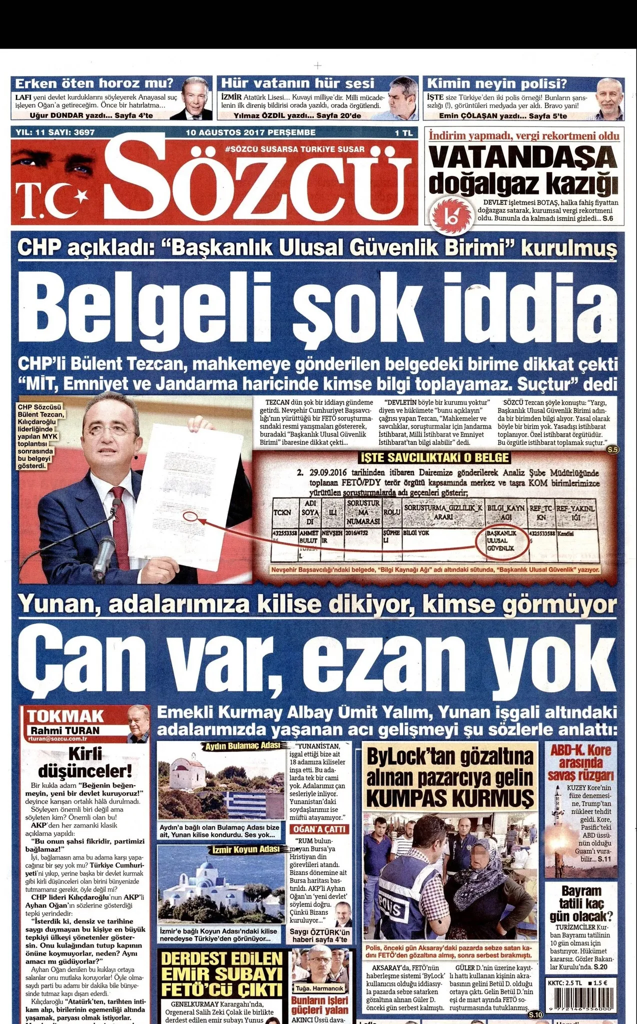 FETÖ'nün Sözcü'sü operasyon için hazır kıta