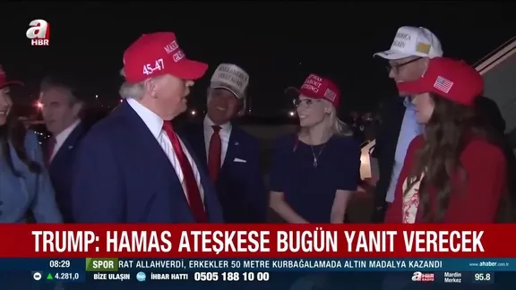 Trump: Hamas ateşkese bugün yanıt verecek