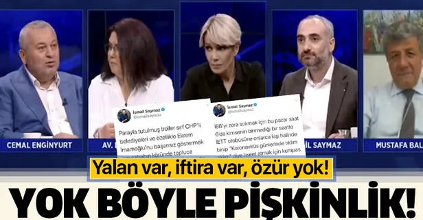 İsmail Saymaz'dan akılalmaz pişkinlik! Yalanı ortaya çıkmasına rağmen özür dilemeyeceğini açıkladı!