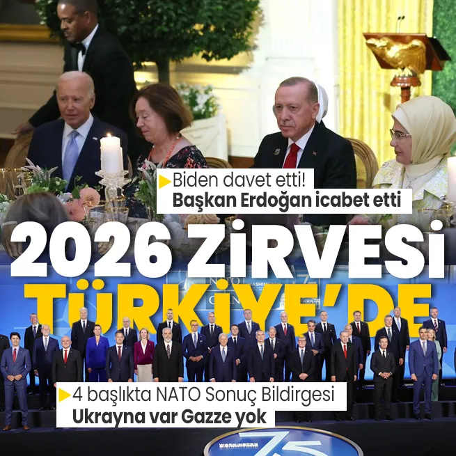 Başkan Erdoğanın katıldığı NATO Liderler Zirvesinde Sonuç Bildirgesi yayınlandı: 2026da Türkiyede düzenlenecek! Bidendan yemek daveti