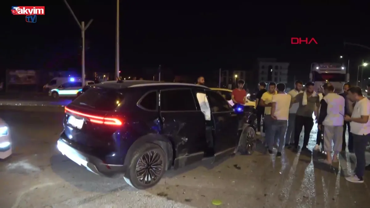 Aksaray'da ehliyetsiz sürücü dehşeti