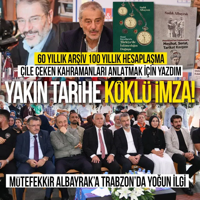 Mütefekkir Sadık Albayrak D&R Trabzon Meydanda düzenlenen imza gününde okurlarıyla buluştu