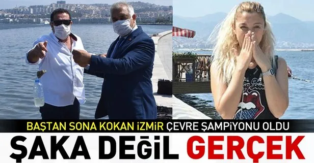 Şaka gibi! Kötü kokusuyla konuşulan İzmir’e çevre şampiyonu ödülü verildi