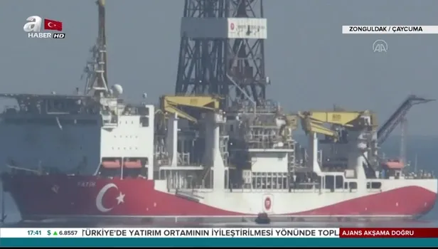 Fatih Sondaj Gemisi Zonguldak'ta