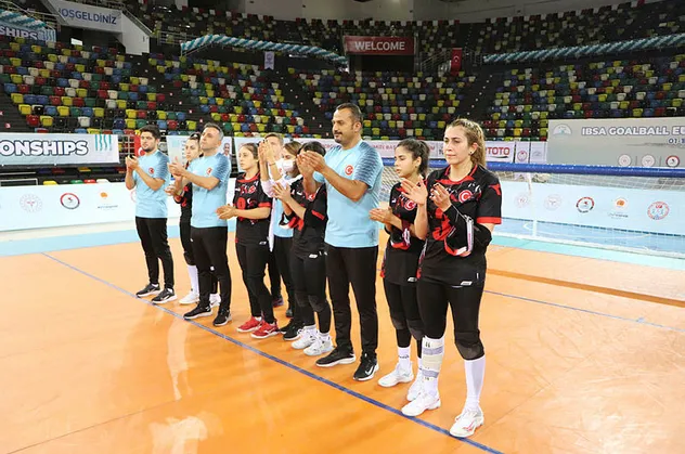 Golbol Kadın Milli Takımı Avrupa ikincisi oldu