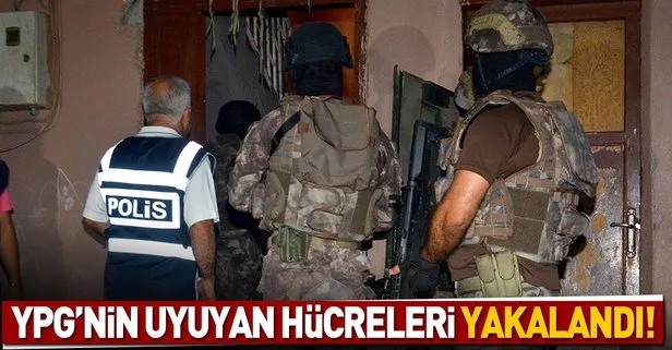 YPG’nin uyuyan hücreleri yakalandı