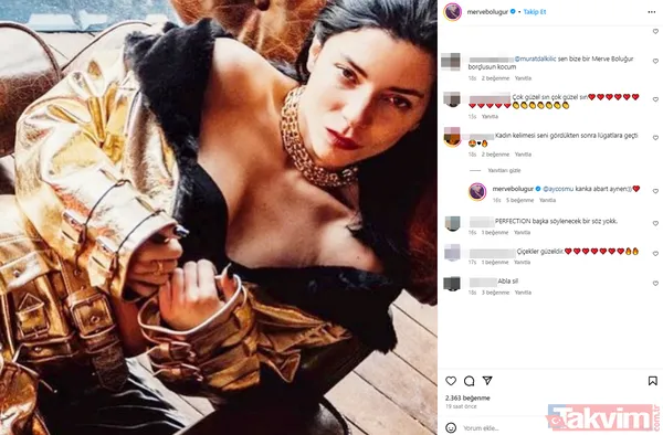 Övsen bir dert övmesen ayrı bir dert! Merve Boluğur kendisine gelen iltifata öyle bir yanıt verdi ki iltifatı eden bin pişman oldu - 6