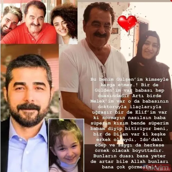 İbrahim Tatlıses'in Paylaşımında Büyük Oğlu Ahmet Tatlı'dan Bahsetmemesi İse Dikkatlerden Kaçmamıştı.