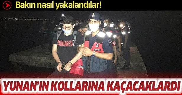 Yunanistan'a kaçarken yakalandılar