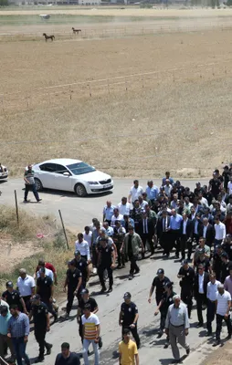 Suruç'ta cenazede büyük kalabalık