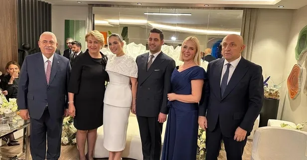 Sinan Engin'e Beşiktaşlı damat! Ahmet Emin Ahlatcı ve Elif Engin evlilik yolunda ilk adımı attı