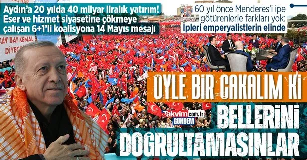 Başkan Erdoğan’dan Aydın’daki toplu açılış töreninde önemli açıklamalar | Efeler diyarına 1.6 milyarlık 92 eser ve hizmet!