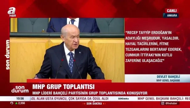 MHP Lideri Devlet Bahçeli partisinin grup toplantısında konuştu | 28 Haziran Salı 2022