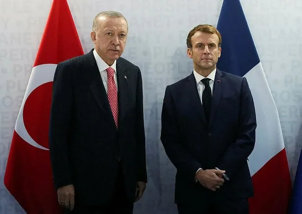 Başkan Erdoğan Fransa Cumhurbaşkanı Macron ile görüştü! Gündem İsveç ve Finlandiya'nın NATO üyeliği-1