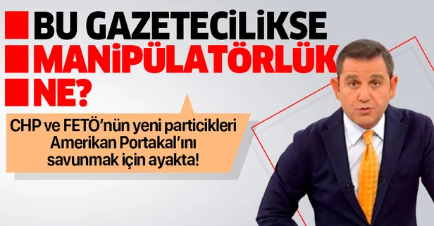 FOX'un tetikçisi Fatih Portakal'ın yaptığı gazetecilikse manipülatörlük ne?