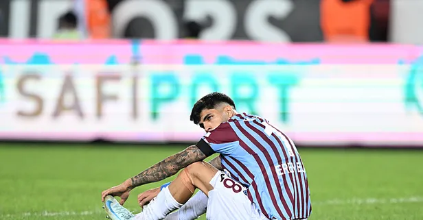Trabzonspor'a bir sakatlık şoku daha! Maça devam edemedi