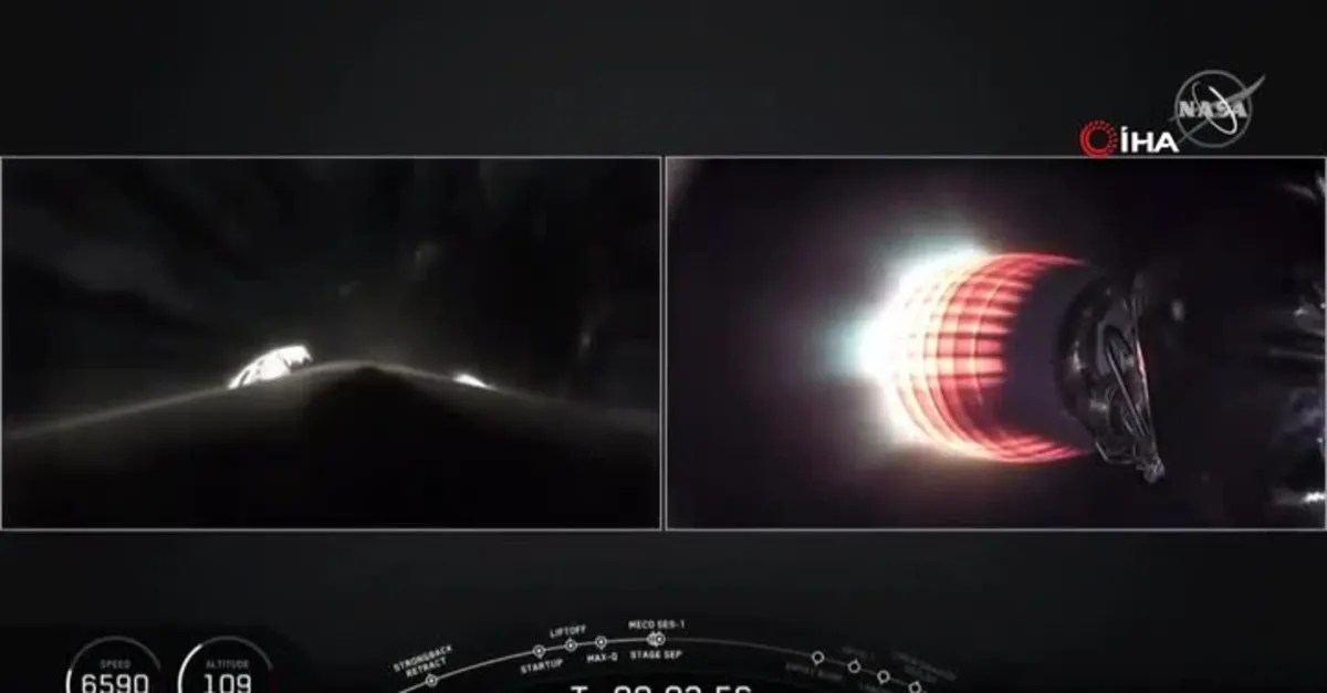 Space X insanlı uzay aracı demo uçuşu yaptı