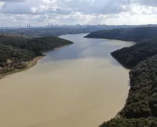 Alibeyköy Barajı’nda suyun rengi değişti