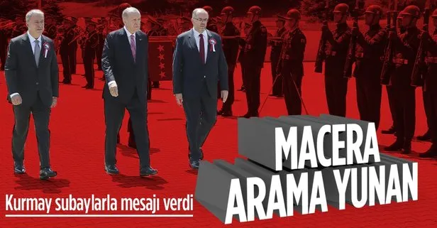 Başkan Erdoğan’dan Milli Savunma Üniversitesi Mezuniyet Töreni’nde önemli açıklamalar... Yunanistan’a mesaj Suriye’ye operasyon sinyali