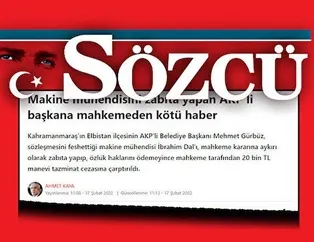 Sözcü gazetesinin son yalanı