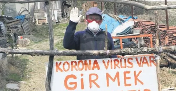 Virüs var girmek yasak