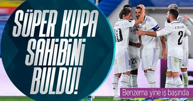 UEFA Süper Kupa sahibini buldu! Real Madrid 2 - 0 Eintracht Frankfurt maç sonucu