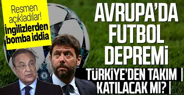 SON DAKİKA: Futbolda Avrupa Süper Ligi depremi! İngiliz basınından bomba iddia: Türkiye’den Galatasaray mı katılacak?