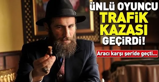 Ünlü oyuncu Ali Nuri Türkoğlu trafik kazası geçirdi