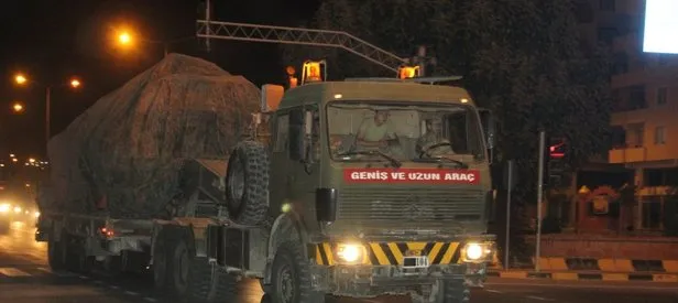 Münbiç’e obüs topları sevk edildi