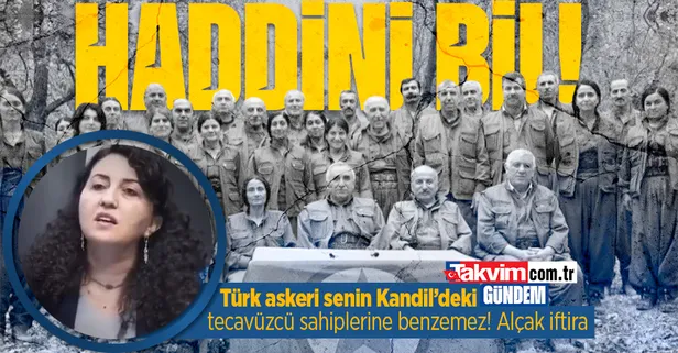 HDP Parti Sözcüsü Ebru Günay'dan PKK kanalında Türk askerine alçak iftira!