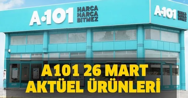 A101 26 Mart aktüel kataloğunda neler var?