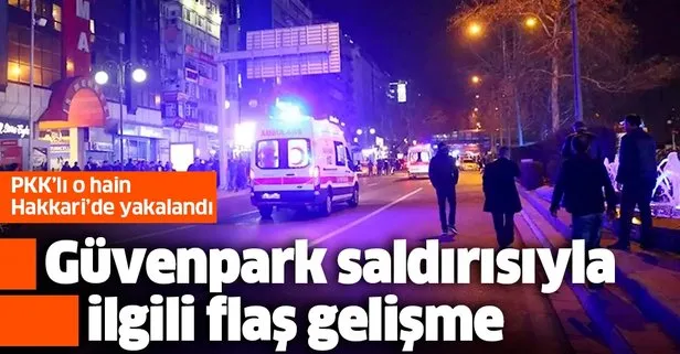 Son dakika: Ankara’daki Güvenpark saldırısıyla ilgili flaş gelişme!