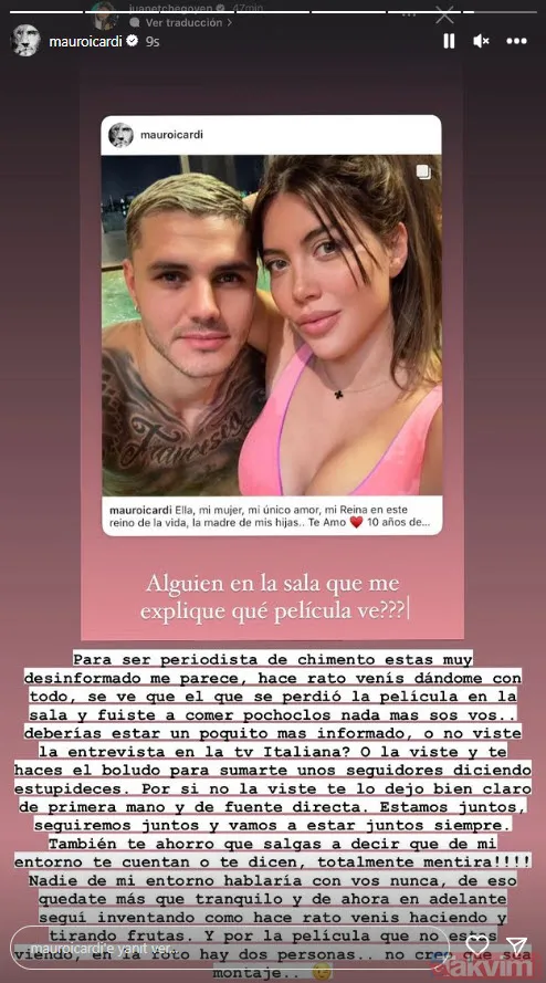 Mauro Icardi'nin eşi Wanda Nara'dan bikisiniyle sere serpe pozlar "Hep bu açıdan bakıyorsunuz biraz da bu açıdan bakın" - 10