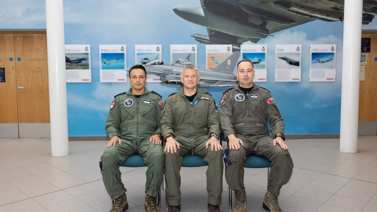 Türk pilotlar Eurofighter uçuş eğitimlerine başladı