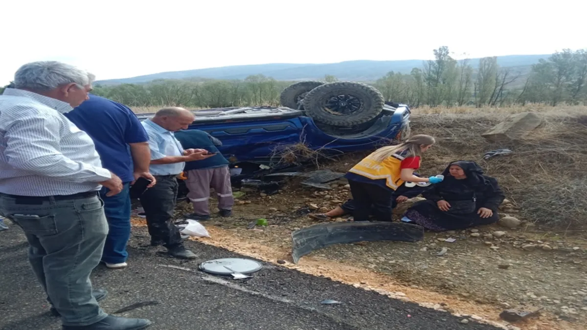Mecitözü'nde feci kaza: 1 ölü, 7 yaralı!