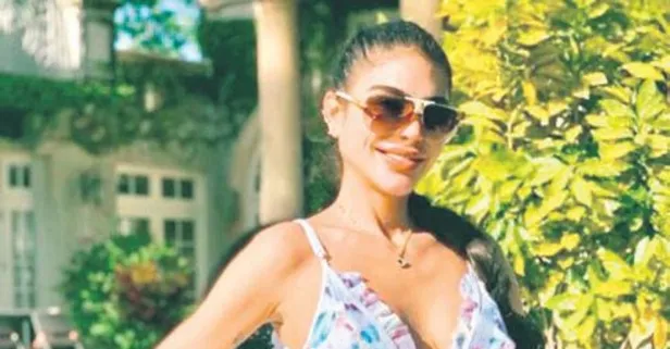 Süreyya Yalçın Miami’de güneş banyosu