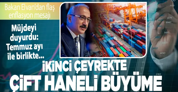 Hazine ve Maliye Bakanı Lütfi Elvan: Yılın ikinci çeyreğinde çift haneli bir büyüme bekliyoruz