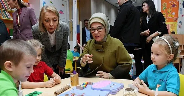 Emine Erdoğan, Macaristan’da anaokulu açtı