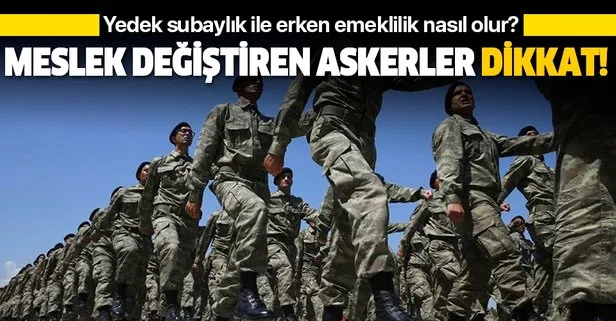 Yedek subaylık ile erken emeklilik