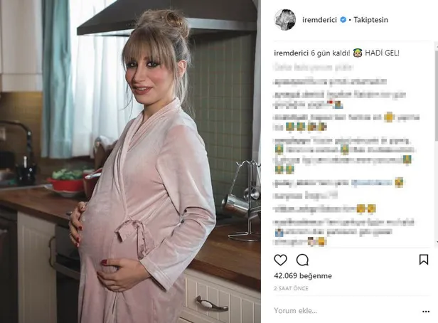 İrem Derici'den 'hamile' paylaşımı-1