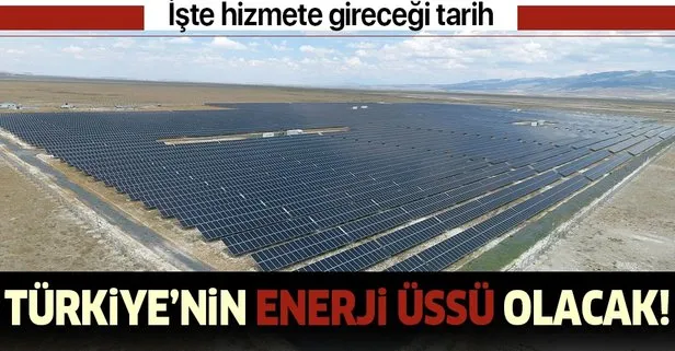Türkiye’nin enerji üssü olacak! Konya Karapınar’da hizmete girecek...