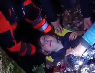 Ece Gürel sağ olarak bulundu! Kurtarılma anı kamerada: Yaşıyor yaşıyor | Müge Anlıda aranıyordu