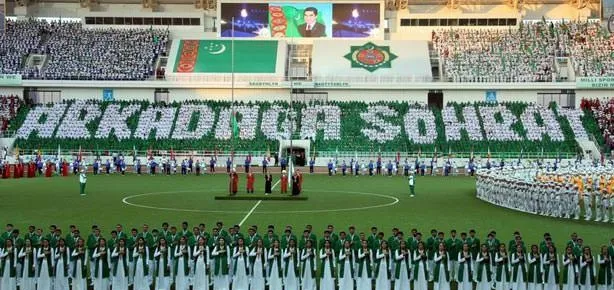 Olimpiyat bayrağı Türkmenistan’da