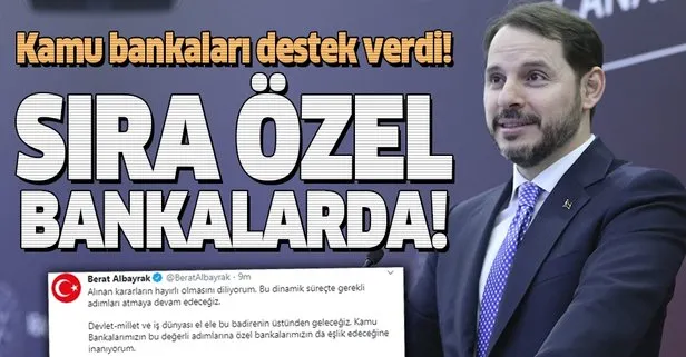 Sıra özel bankalarda!