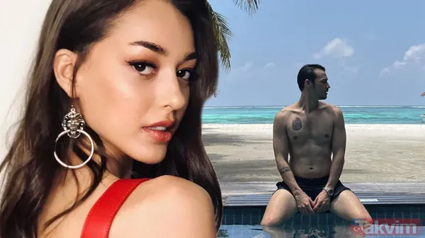 Dilan Çiçek Deniz ile Mert Yazıcıoğlu 'nun tatil pozları ortalığı yaktı geçti "Beni Fransız kızları gibi..." Dilan'ın bikinili pozu olay - 1