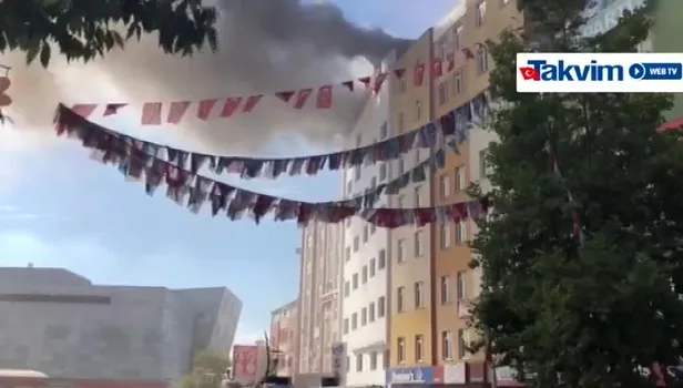 Özel hastanede yangın çıktı