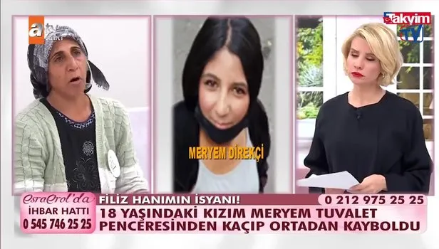Esra Erol’da 18 yaşındaki Meryem’den akıl almaz kaçış planı! Acılı anne: Tuvalet penceresinden...